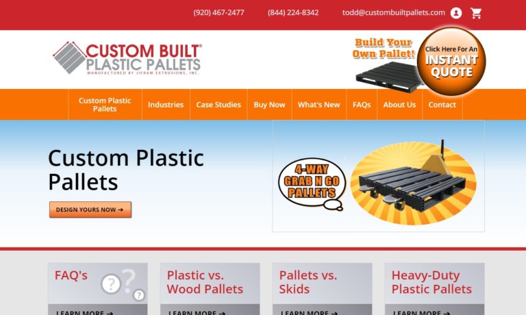 Custom Built Plastic Pallets