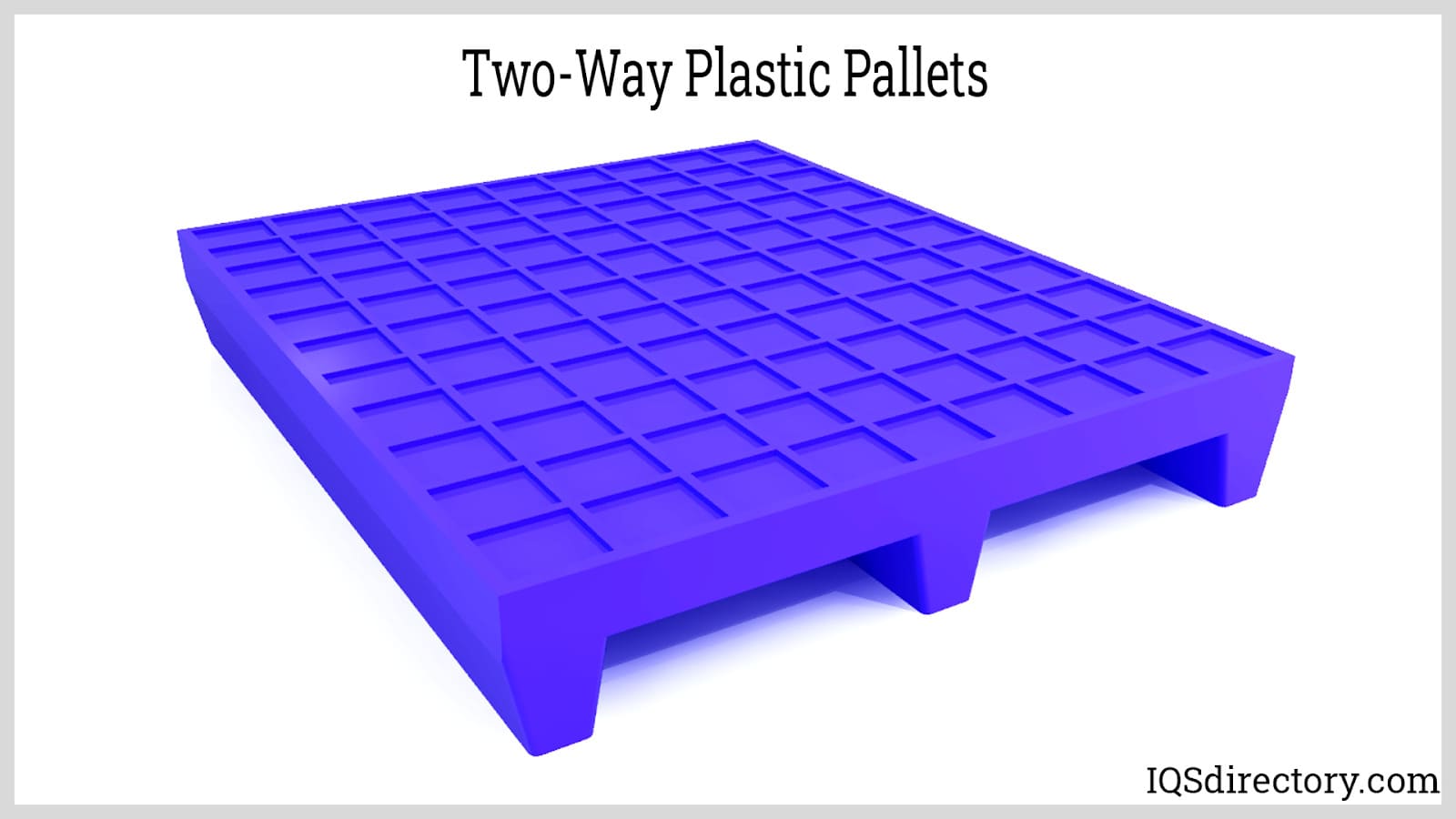two way plastic pallets