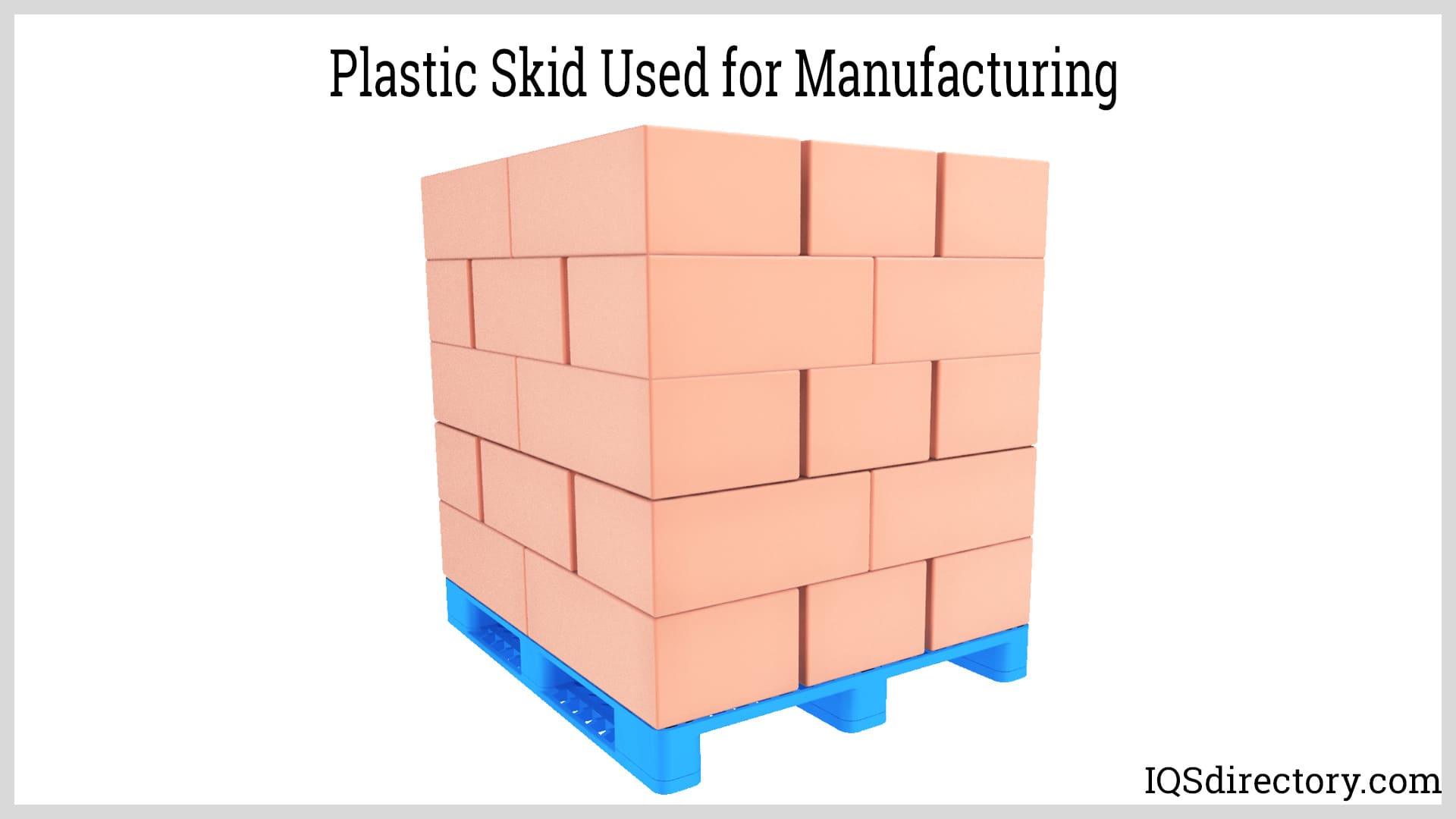 Plastic Skid Used for Manufacturing